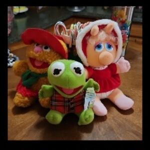 Vintage 1988 McDonald's Toys. Miss Piggy, Kermit & Fozzie